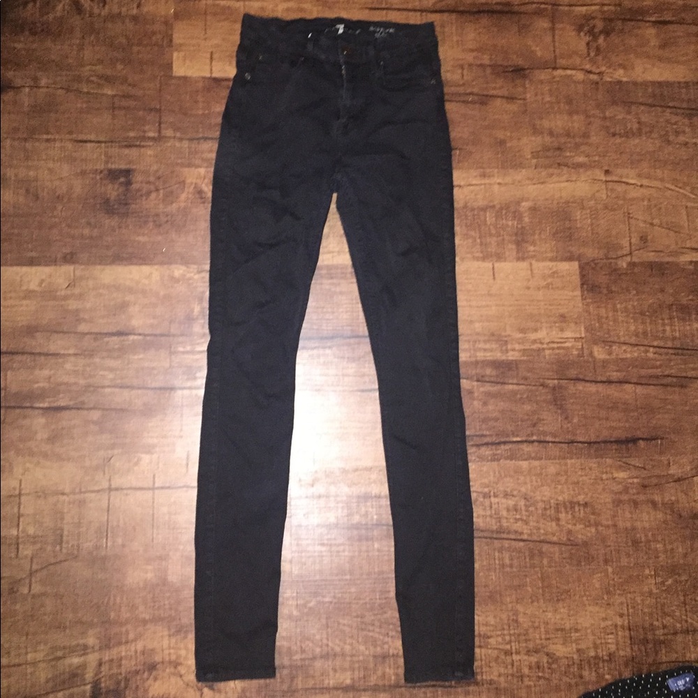 Black 7 for all mankind jeans